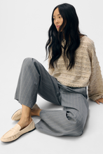 Charger l'image dans la galerie, Lisa Wide Pant  AOP - Medium Grey Melange
