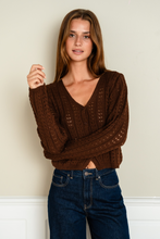 Load image into Gallery viewer, Virginia Knit Cardigan - Brown
