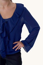 Load image into Gallery viewer, Alba Blouse - Navy
