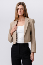 Load image into Gallery viewer, Short Blazer - Beige
