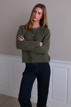 Carregar imagem no visualizador da galeria, Anna Cardigan - Dark Green
