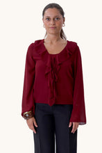 Load image into Gallery viewer, Alba Blouse - Burgundy

