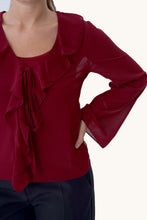Load image into Gallery viewer, Alba Blouse - Burgundy

