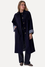 Load image into Gallery viewer, Livia Trenchcoat - Navy
