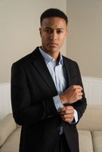Afbeelding in Gallery-weergave laden, Premium Single-breasted Blazer - Black
