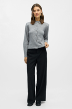 Load image into Gallery viewer, Zari Knit Cardigan - Medium Grey Melange
