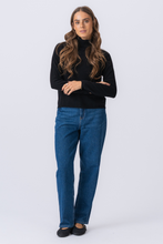 Load image into Gallery viewer, Basic Knit Roll Neck - Black
