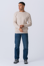 Load image into Gallery viewer, Crewneck Knit Sweater - Light Beige

