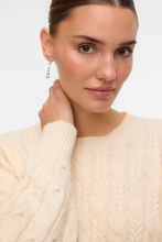 Carica l'immagine nel visualizzatore di Gallery, Aries O-Neck Cable Pullover - Birch
