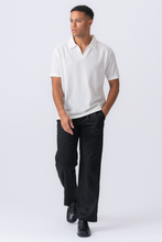 Load image into Gallery viewer, Atlas Textured Polo - White
