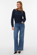 Carica l'immagine nel visualizzatore di Gallery, Wonderful O-Neck Cardigan -Navy Blazer w. Birch
