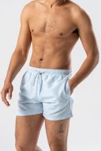 Afbeelding in Gallery-weergave laden, Swimshorts - Light Blue/White
