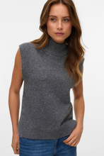 Cargar imagen en el visor de la galería, Wow Highneck Vest - Medium Grey Melange
