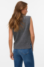 Cargar imagen en el visor de la galería, Wow Highneck Vest - Medium Grey Melange
