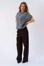 Carica l'immagine nel visualizzatore di Gallery, Chloe Short Sleeved Knit - Grey
