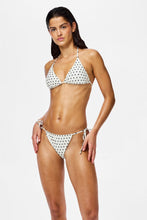 Load image into Gallery viewer, Baomi Bikini Tie Bottom - Egret-Black Dot
