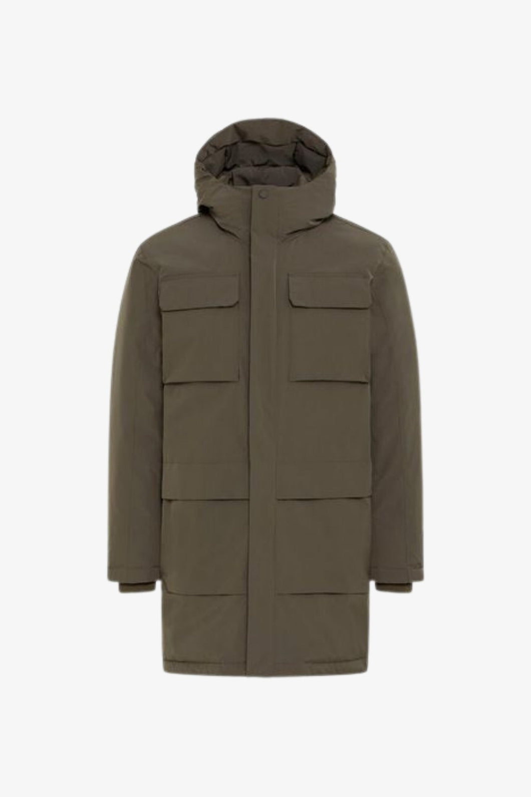 Edmund Long Parka Jacket - Black
