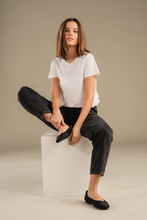 Load image into Gallery viewer, The Original Performance Mom Jeans - Black Denim
