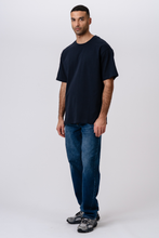 Load image into Gallery viewer, Heavy Boxfit T-shirt - Navy

