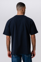 Load image into Gallery viewer, Heavy Boxfit T-shirt - Navy
