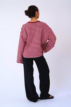 Load image into Gallery viewer, Cleo Blouse - Burgundy/Pink
