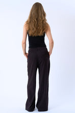 Load image into Gallery viewer, Paloma Pinstripe Pants - Dark Brown
