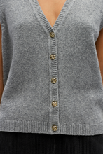 Load image into Gallery viewer, Ivona S/L Knit Vest - Medium Grey Melange
