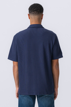 Load image into Gallery viewer, Knitted Shirt - Navy
