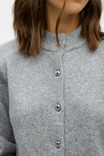 Load image into Gallery viewer, Zari Knit Cardigan - Medium Grey Melange
