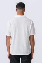 Load image into Gallery viewer, Atlas Textured Polo - White
