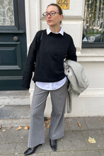 Charger l'image dans la galerie, Lisa Wide Pant  AOP - Medium Grey Melange
