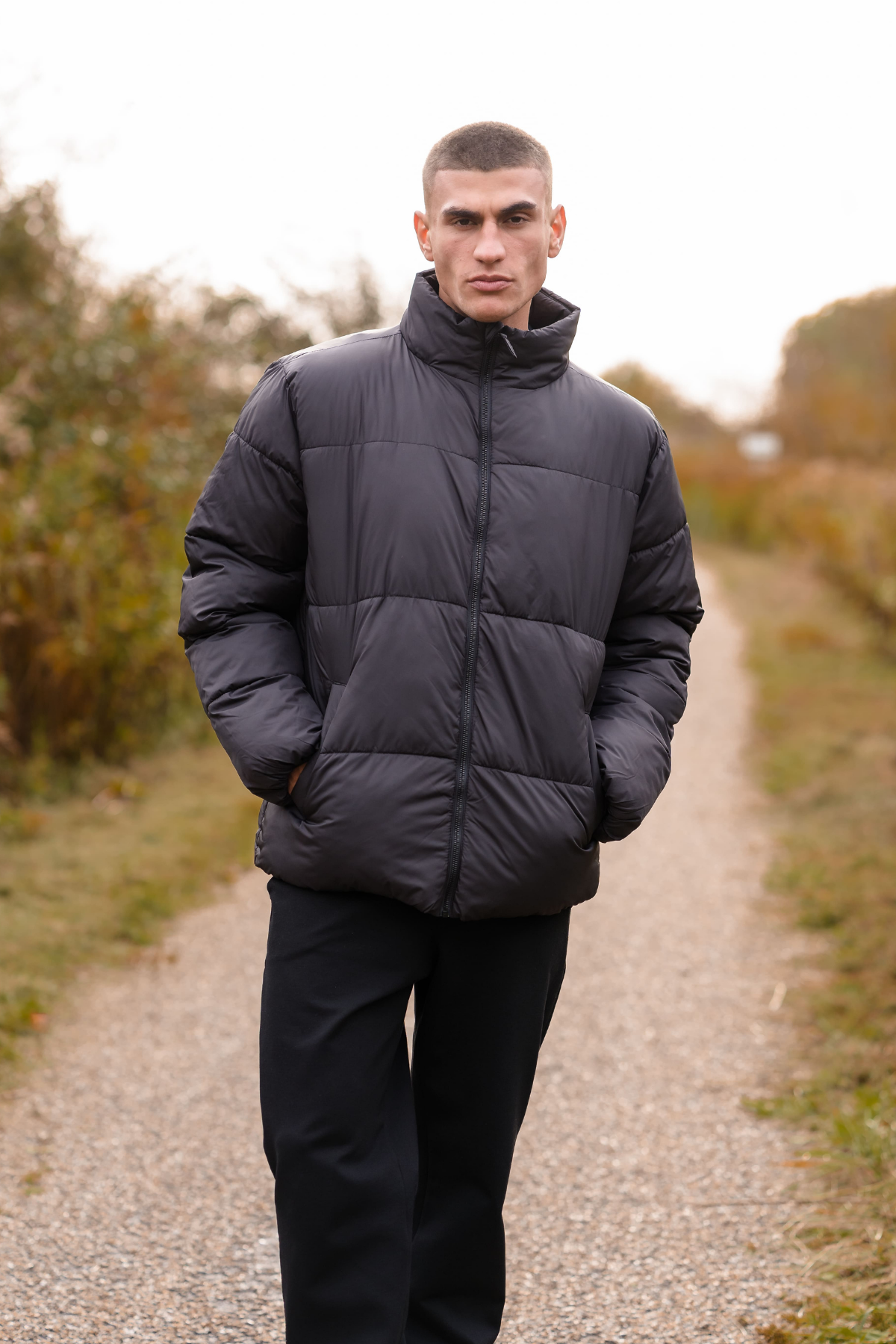 Puffer Jacket - Black