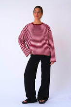 Load image into Gallery viewer, Cleo Blouse - Burgundy/Pink
