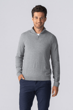 Charger l'image dans la galerie, Pullover Half Zip - Grey Melange

