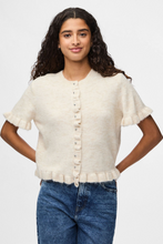 Load image into Gallery viewer, Lydia Frill Knit Cardigan - Birch
