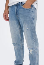 Load image into Gallery viewer, Weft Reg Blue Jeans - Blue Denim
