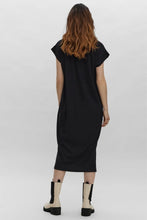 Charger l'image dans la galerie, Phoenixy Cap Sleeve Calf Dress - Black
