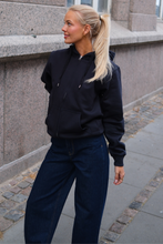 Load image into Gallery viewer, Basic Zip Hoodie - Dark Navy
