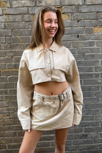 Load image into Gallery viewer, Bellanca Crop Jacket - Beige
