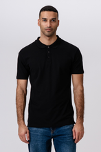Load image into Gallery viewer, Muscle Polo Shirt - Black
