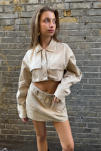 Load image into Gallery viewer, Bellanca Crop Jacket - Beige
