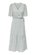 Load image into Gallery viewer, Dina 2/4 Wrapped Dress - Blue
