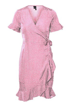 Load image into Gallery viewer, Henna 2/4 Wrap Dress - Prism Pink
