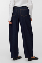 Load image into Gallery viewer, Kaitlin Wide Barrel Jeans -  Dark Blue Denim
