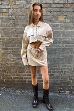 Load image into Gallery viewer, Bellanca Crop Jacket - Beige
