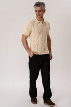Load image into Gallery viewer, Duran Knit Polo - Sand
