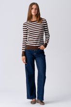 Carica l'immagine nel visualizzatore di Gallery, Maja Striped Shirt - Brown
