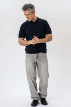 Cargar imagen en el visor de la galería, Nathan Knit Polo - Navy
