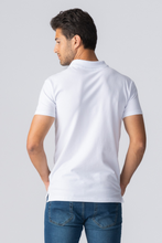Cargar imagen en el visor de la galería, Muscle Polo Shirt - White
