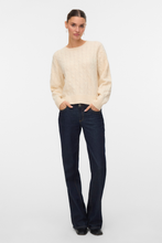 Carica l'immagine nel visualizzatore di Gallery, Aries O-Neck Cable Pullover - Birch
